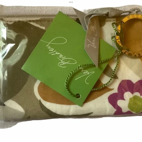 Vera Bradley zip ID case portobello road zipper change wallet - Picture 2 of 4